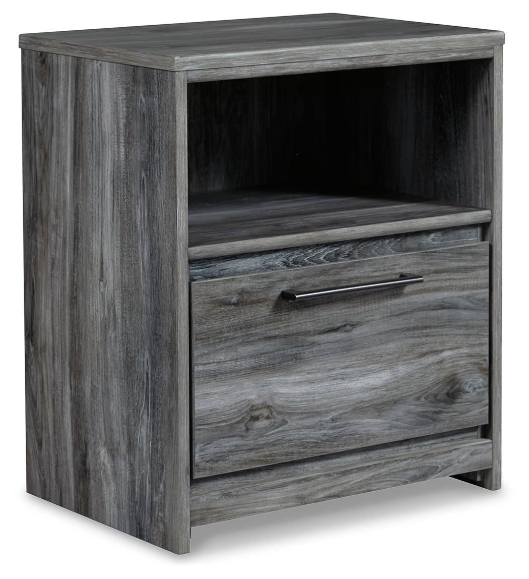 Baystorm Gray Nightstand - Ella Furniture