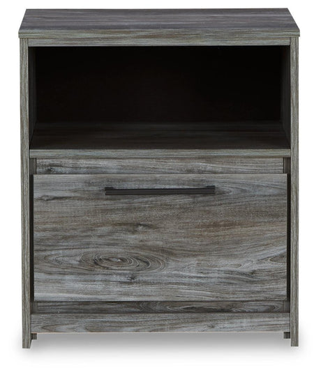 Baystorm Gray Nightstand - Ella Furniture