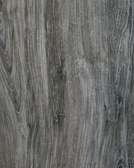 Detailed view of smoky gray oak grain texture on Baystorm Chest