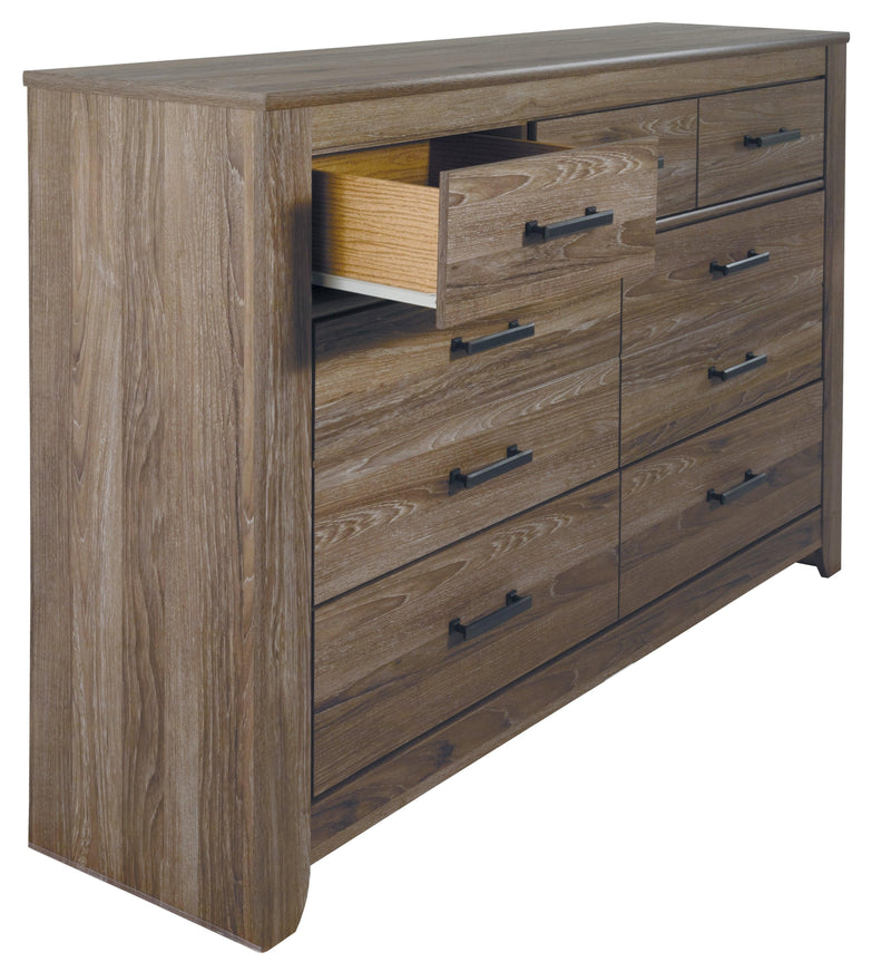 Zelen Warm Gray Dresser - Ella Furniture