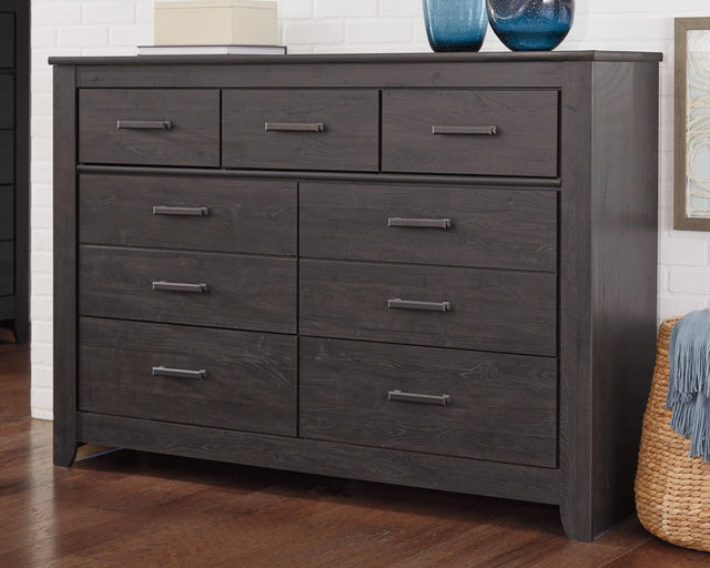 Brinxton Charcoal Dresser - Ella Furniture