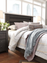 Brinxton Charcoal Full Panel Bed - Ella Furniture