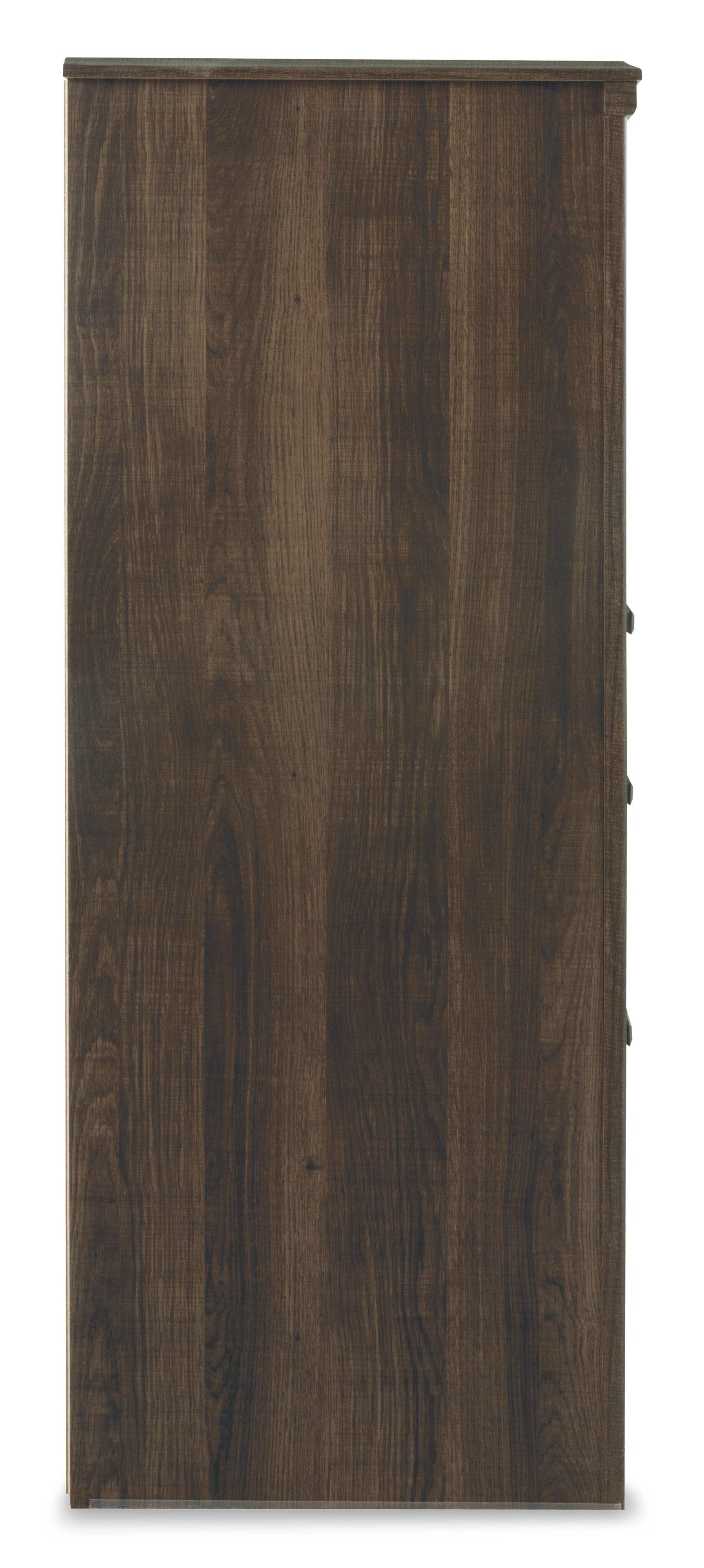 Juararo Dark Brown Dresser And Mirror - Ella Furniture