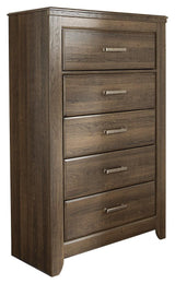 Juararo Dark Brown Chest Of Drawers - Ella Furniture