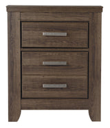 Juararo Dark Brown Nightstand - Ella Furniture