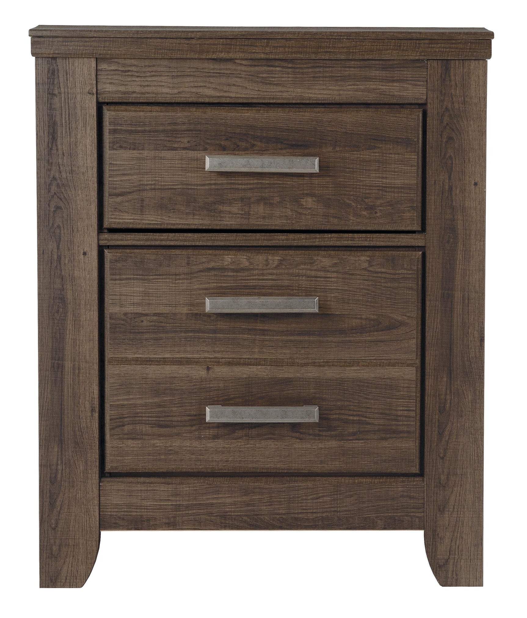 Juararo Dark Brown Nightstand - Ella Furniture