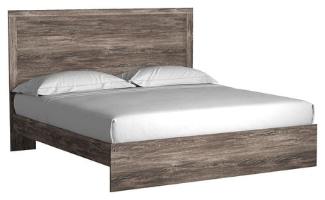 Ralinksi Gray King Panel Bed - Ella Furniture