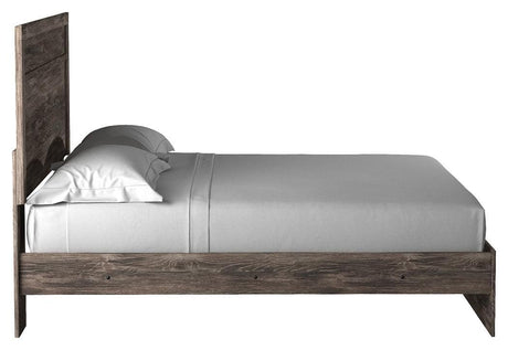 Ralinksi Gray King Panel Bed - Ella Furniture