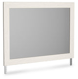 Stelsie White Bedroom Mirror - Ella Furniture