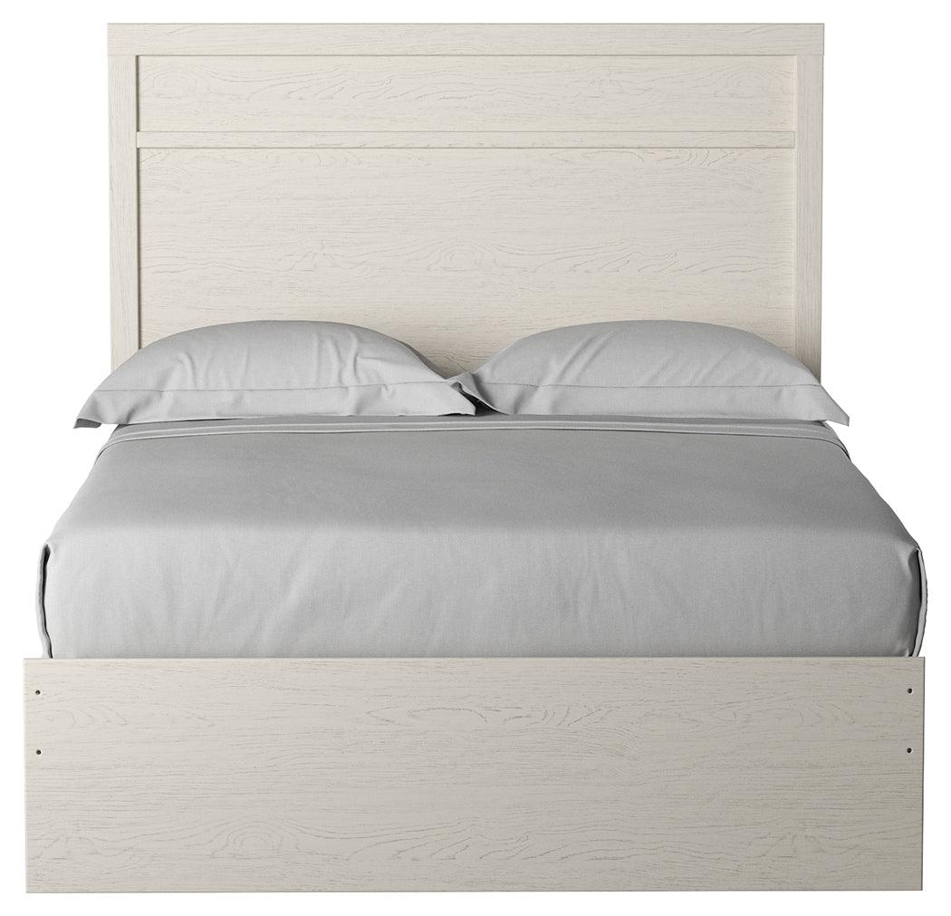 Stelsie White Full Panel Bed - Ella Furniture