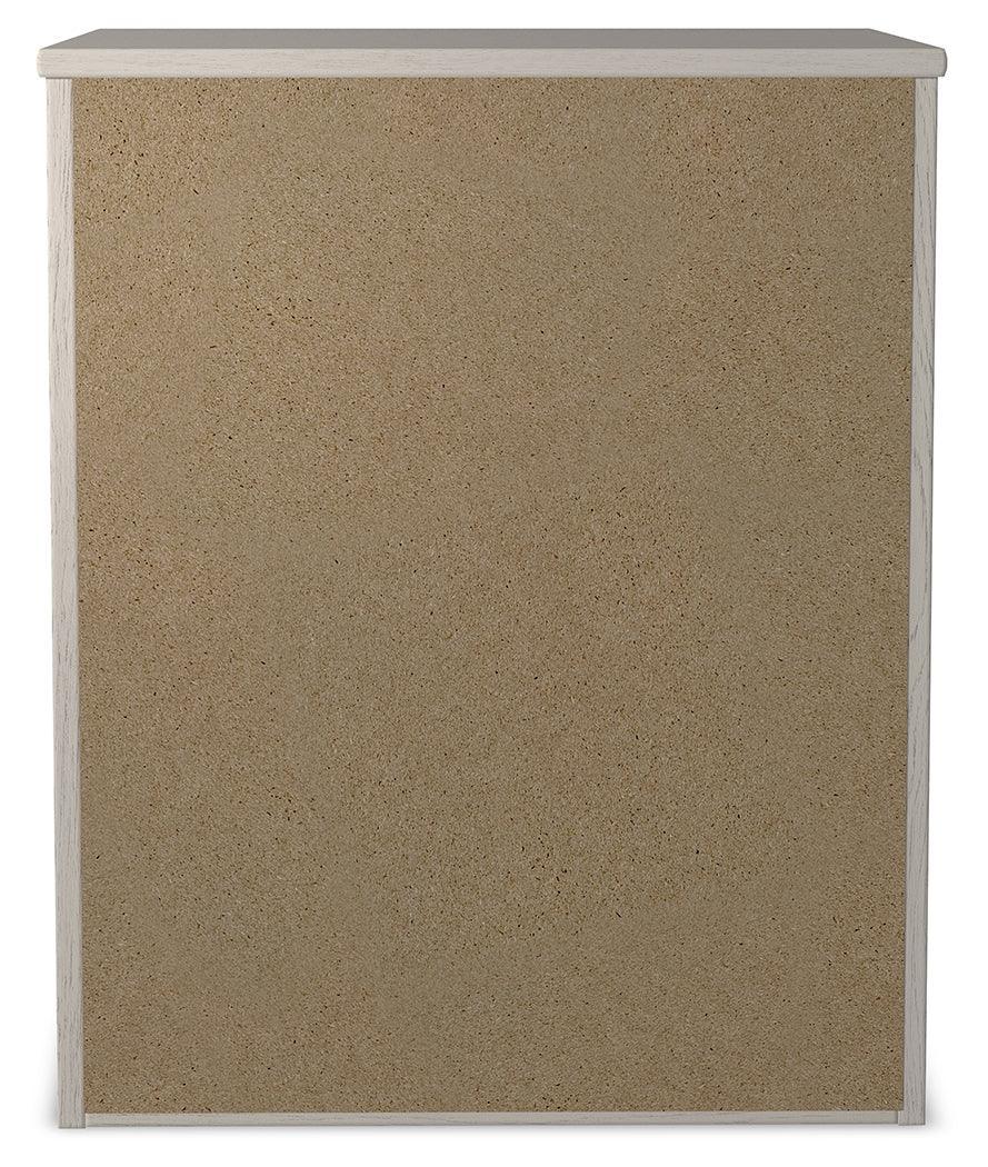 Stelsie White Nightstand - Ella Furniture