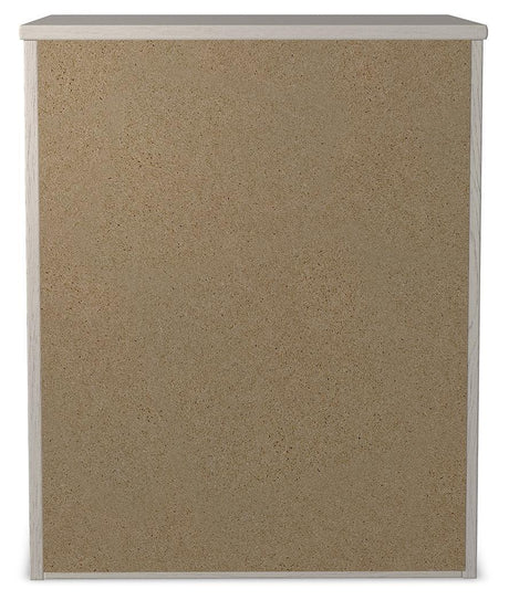 Stelsie White Nightstand - Ella Furniture