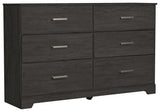 Belachime Black Dresser - Ella Furniture