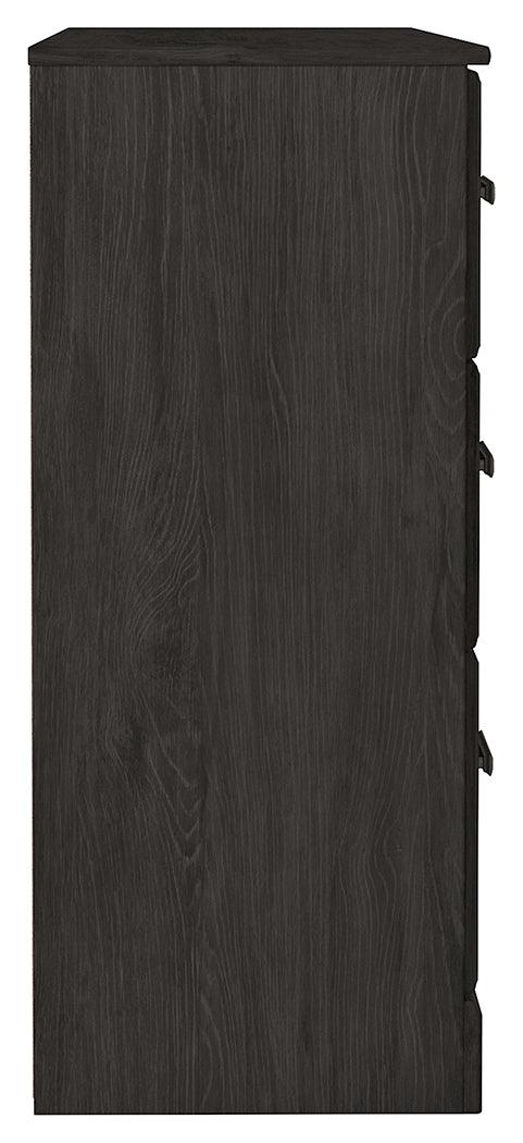 Belachime Black Dresser - Ella Furniture