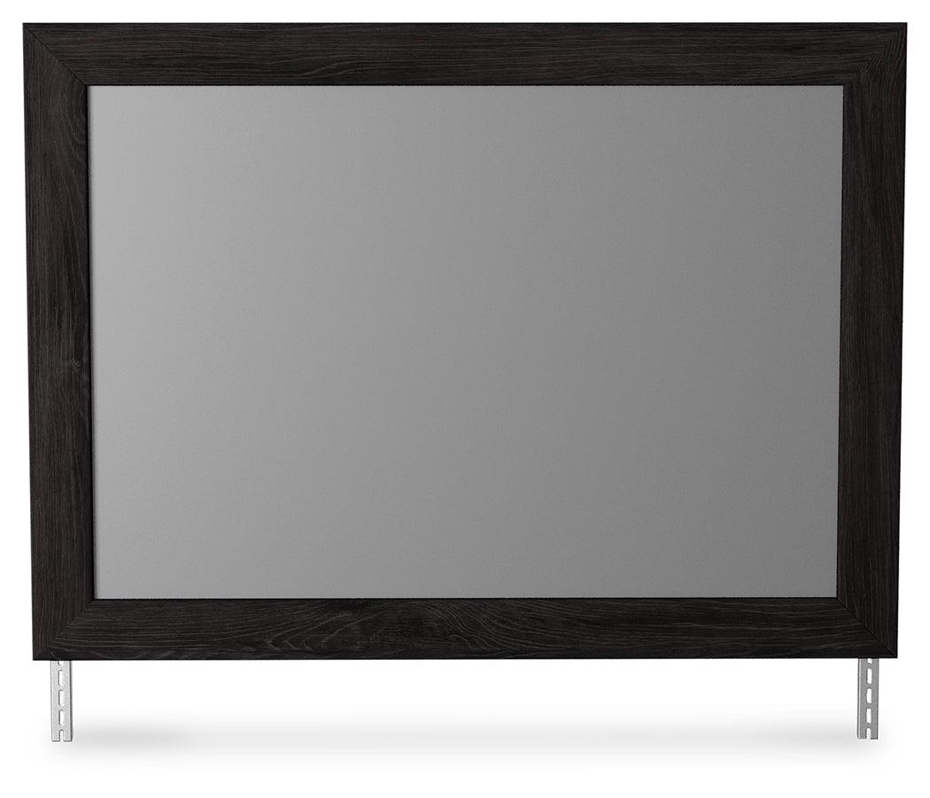 Belachime Black Bedroom Mirror - Ella Furniture