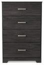 Belachime Black Chest Of Drawers - Ella Furniture
