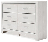 Altyra White Dresser - Ella Furniture