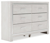 Altyra White Dresser - Ella Furniture