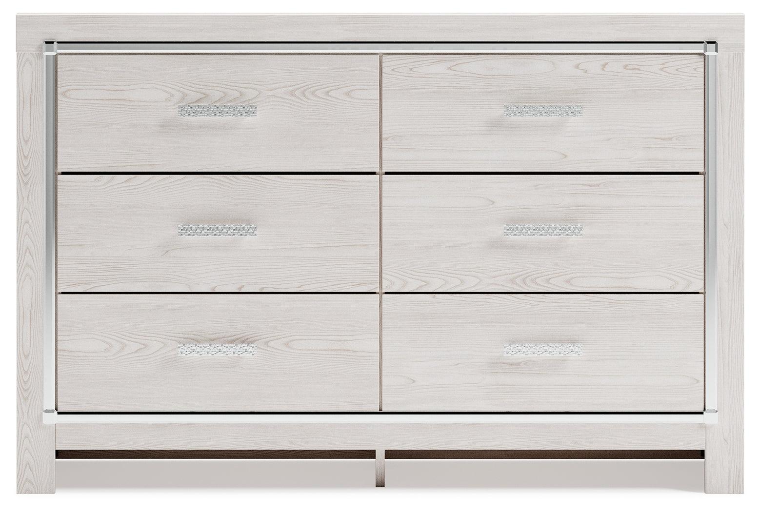 Altyra White Dresser - Ella Furniture