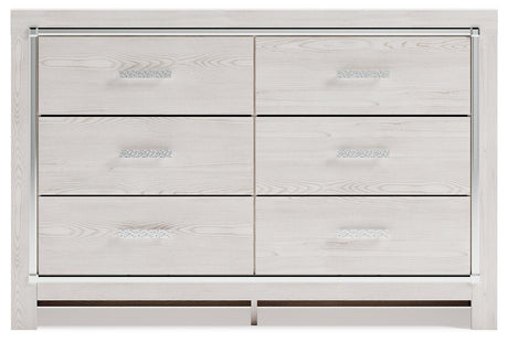Altyra White Dresser - Ella Furniture