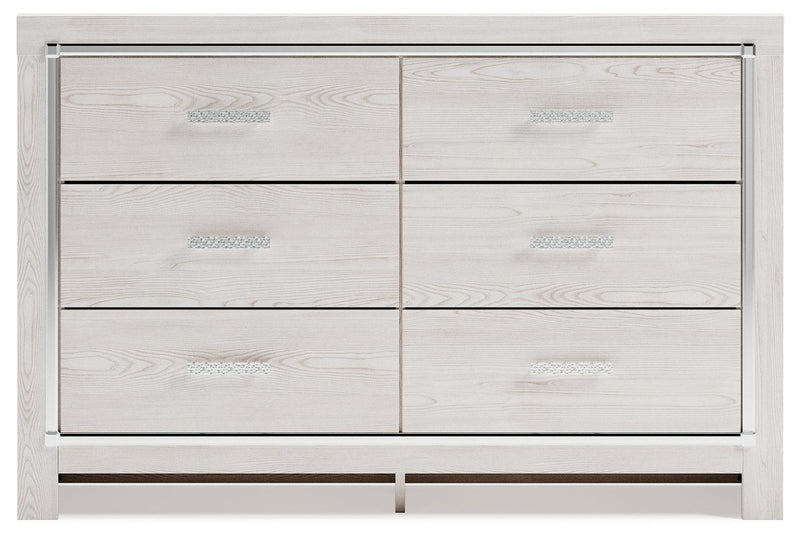Altyra White Dresser - Ella Furniture