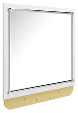 Altyra White Bedroom Mirror - Ella Furniture