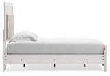 Altyra White Twin Panel Bed - Ella Furniture