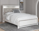 Altyra White Queen Panel Bed - Ella Furniture