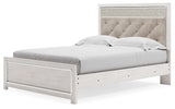 Altyra White Queen Panel Bed - Ella Furniture