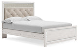 Altyra White Queen Panel Bed - Ella Furniture