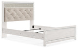 Altyra White Queen Panel Bed - Ella Furniture