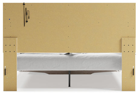 Altyra White King Upholstered Storage Bed - Ella Furniture