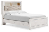 Altyra White Full Panel Bookcase Bed - Ella Furniture