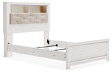 Altyra White Full Panel Bookcase Bed - Ella Furniture