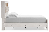 Altyra White Full Panel Bookcase Bed - Ella Furniture