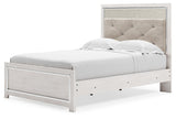 Altyra White Full Panel Bed - Ella Furniture