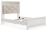 Altyra White Full Panel Bed - Ella Furniture