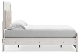 Altyra White Full Panel Bed - Ella Furniture