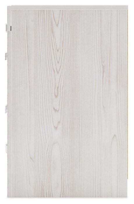 Altyra White Nightstand - Ella Furniture