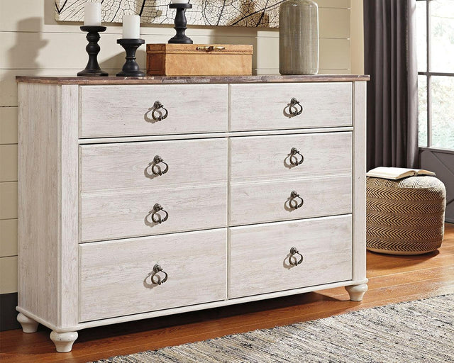 Willowton Two-tone Dresser - Ella Furniture