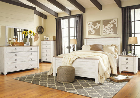 Willowton Two-tone Dresser - Ella Furniture