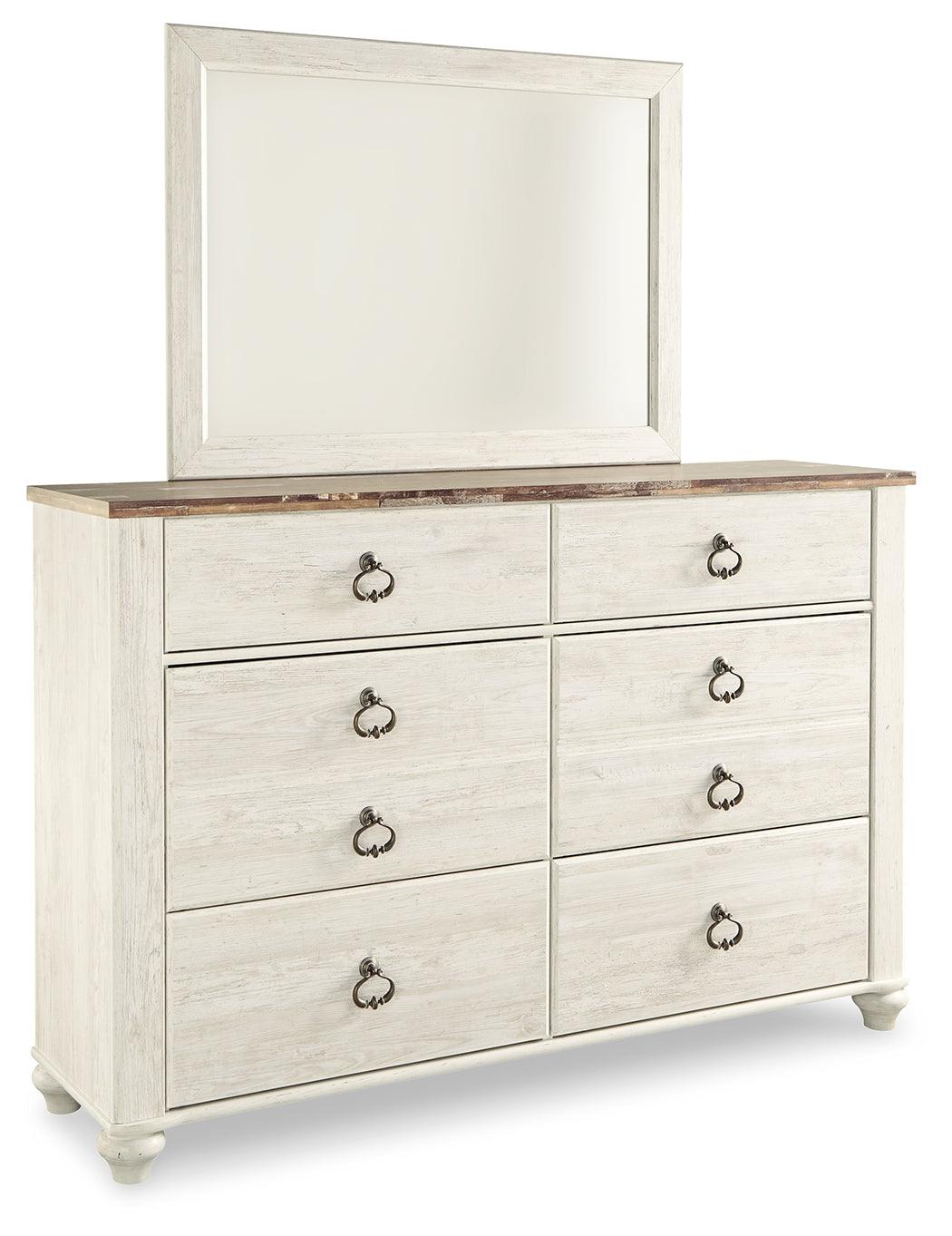 Willowton Two-tone Dresser - Ella Furniture