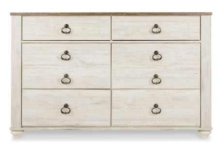 Willowton Two-tone Dresser - Ella Furniture