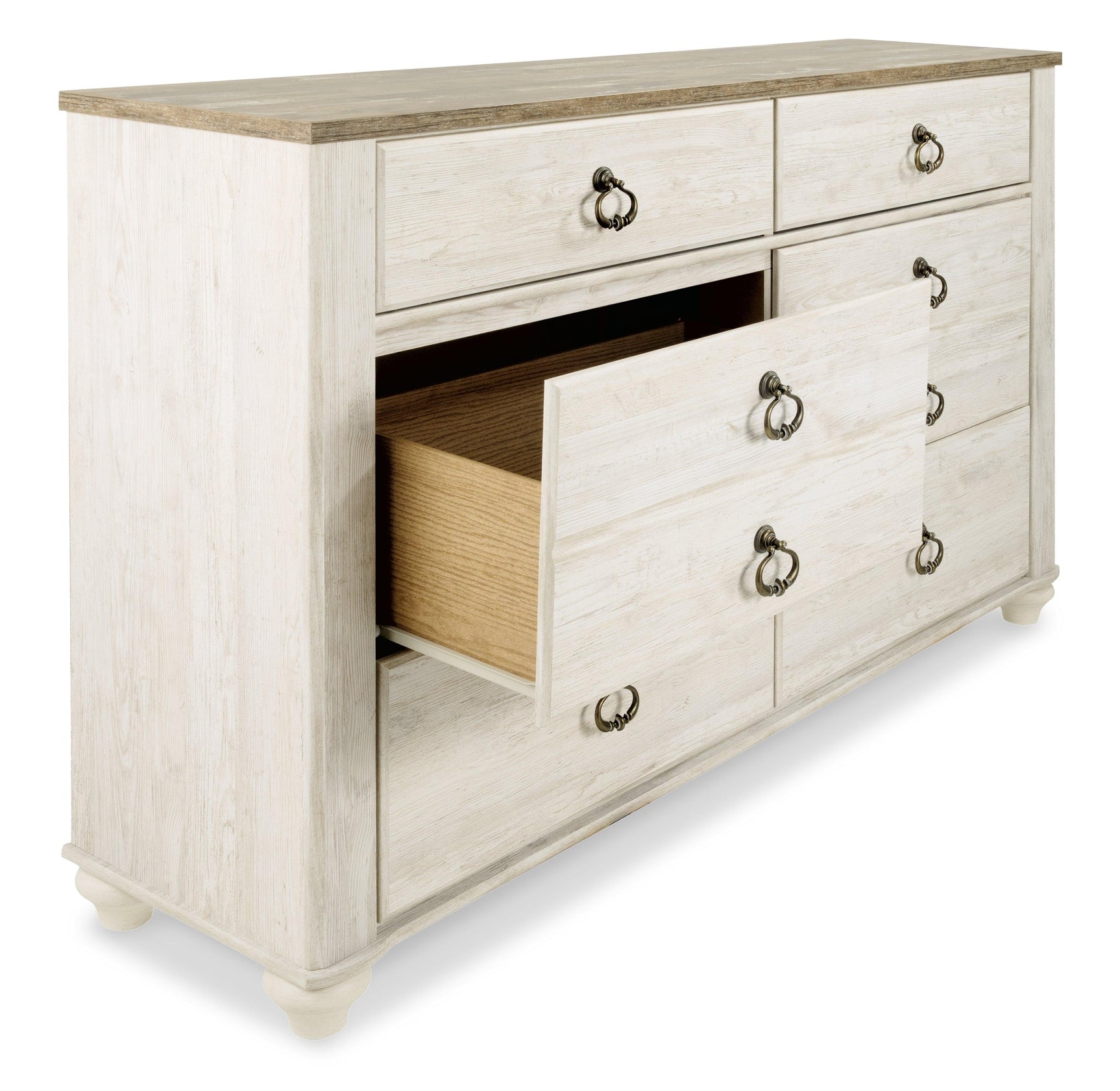 Willowton Two-tone Dresser - Ella Furniture