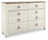 Willowton Two-tone Dresser - Ella Furniture