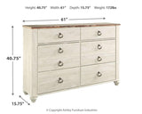 Willowton Two-tone Dresser - Ella Furniture