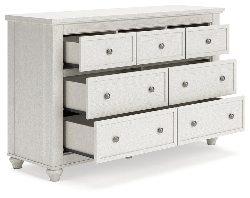 Grantoni White Dresser - Ella Furniture