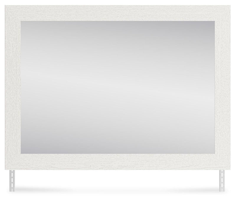 Grantoni White Bedroom Mirror - Ella Furniture