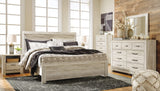 Bellaby Whitewash King Panel Bed - Ella Furniture