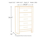Bellaby Whitewash Chest Of Drawers - Ella Furniture